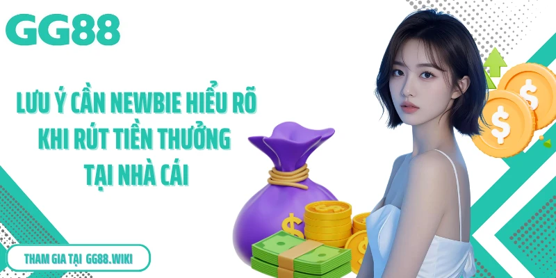 Lưu ý cần newbie hiểu rõ khi rút tiền thưởng tại nhà cái